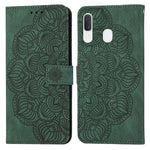 Custodia per cellulare in pelle flip goffrata con mandala, For Samsung Galaxy A13 5G, For Samsung Galaxy A20 / A30, For Samsung Galaxy A20e, For Samsung Galaxy A21s
