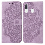 Custodia per cellulare in pelle flip goffrata con mandala, For Samsung Galaxy A13 5G, For Samsung Galaxy A20 / A30, For Samsung Galaxy A20e, For Samsung Galaxy A21s