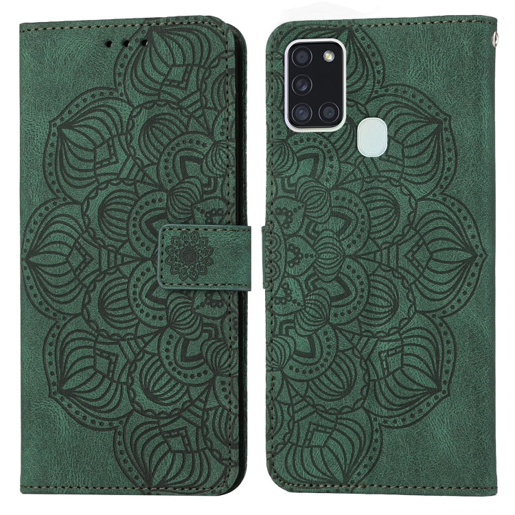 Custodia per cellulare in pelle flip goffrata con mandala, For Samsung Galaxy A13 5G, For Samsung Galaxy A20 / A30, For Samsung Galaxy A20e, For Samsung Galaxy A21s