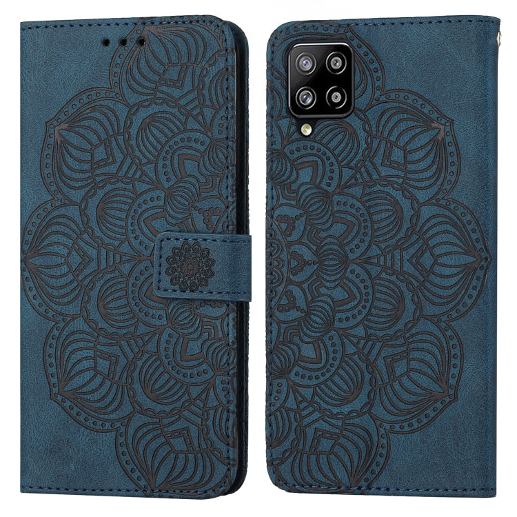 Custodia per cellulare in pelle flip goffrata con mandala, For Samsung Galaxy A22 4G, For Samsung Galaxy A22 5G, For Samsung Galaxy A23, For Samsung Galaxy A31