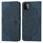 Custodia per cellulare in pelle flip goffrata con mandala, For Samsung Galaxy A22 4G, For Samsung Galaxy A22 5G, For Samsung Galaxy A23, For Samsung Galaxy A31