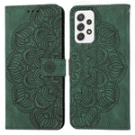 Custodia per cellulare in pelle flip goffrata con mandala, For Samsung Galaxy A22 4G, For Samsung Galaxy A22 5G, For Samsung Galaxy A23, For Samsung Galaxy A31