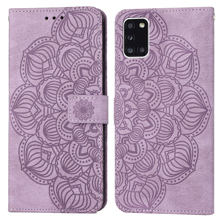 Custodia per cellulare in pelle flip goffrata con mandala, For Samsung Galaxy A22 4G, For Samsung Galaxy A22 5G, For Samsung Galaxy A23, For Samsung Galaxy A31