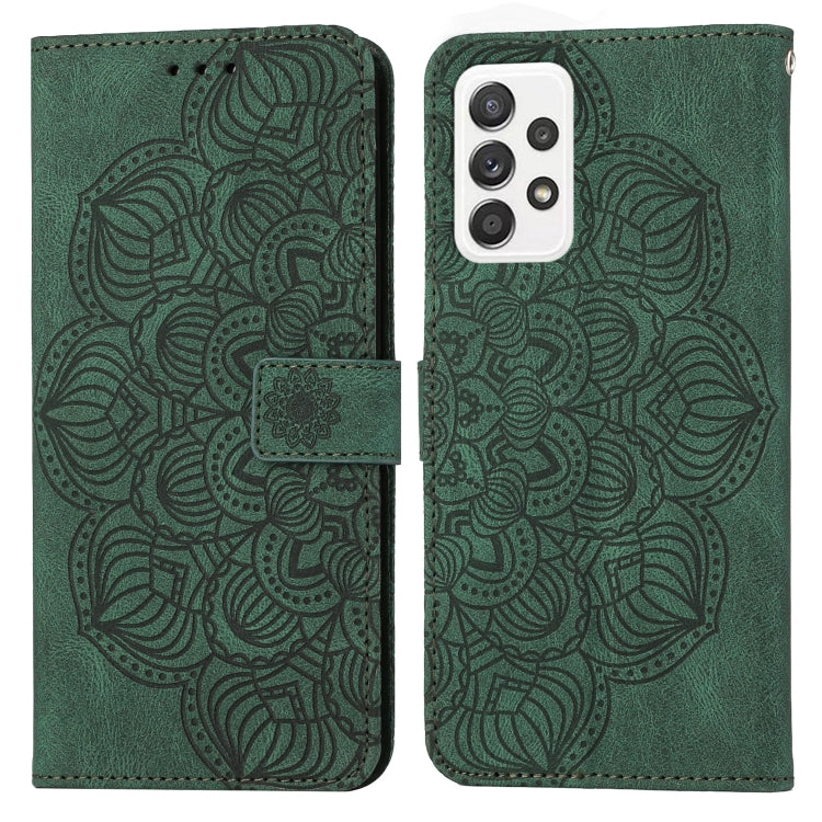 Custodia per cellulare in pelle flip goffrata con mandala, For Samsung Galaxy A32 4G, For Samsung Galaxy A32 5G, For Samsung Galaxy A33 5G, For Samsung Galaxy A40