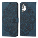 Custodia per cellulare in pelle flip goffrata con mandala, For Samsung Galaxy A32 4G, For Samsung Galaxy A32 5G, For Samsung Galaxy A33 5G, For Samsung Galaxy A40