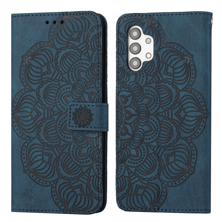 Custodia per cellulare in pelle flip goffrata con mandala, For Samsung Galaxy A32 4G, For Samsung Galaxy A32 5G, For Samsung Galaxy A33 5G, For Samsung Galaxy A40