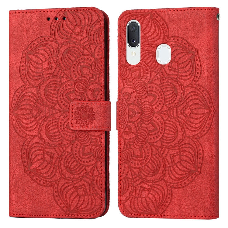 Custodia per cellulare in pelle flip goffrata con mandala, For Samsung Galaxy A32 4G, For Samsung Galaxy A32 5G, For Samsung Galaxy A33 5G, For Samsung Galaxy A40