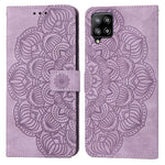 Custodia per cellulare in pelle flip goffrata con mandala, For Samsung Galaxy A42 5G, For Samsung Galaxy A50, For Samsung Galaxy A51 4G, For Samsung Galaxy A52 4G / 5G