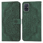 Custodia per cellulare in pelle flip goffrata con mandala, For Samsung Galaxy A42 5G, For Samsung Galaxy A50, For Samsung Galaxy A51 4G, For Samsung Galaxy A52 4G / 5G