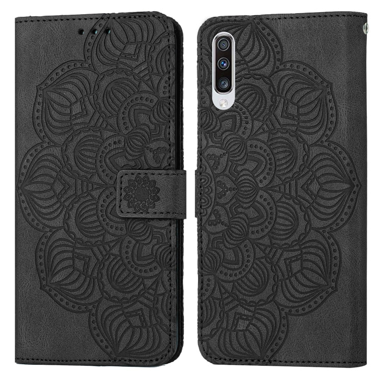 Custodia per cellulare in pelle flip goffrata con mandala, For Samsung Galaxy A53, For Samsung Galaxy A70, For Samsung Galaxy A71 4G, For Samsung Galaxy A72 4G / 5G
