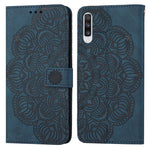 Custodia per cellulare in pelle flip goffrata con mandala, For Samsung Galaxy A53, For Samsung Galaxy A70, For Samsung Galaxy A71 4G, For Samsung Galaxy A72 4G / 5G