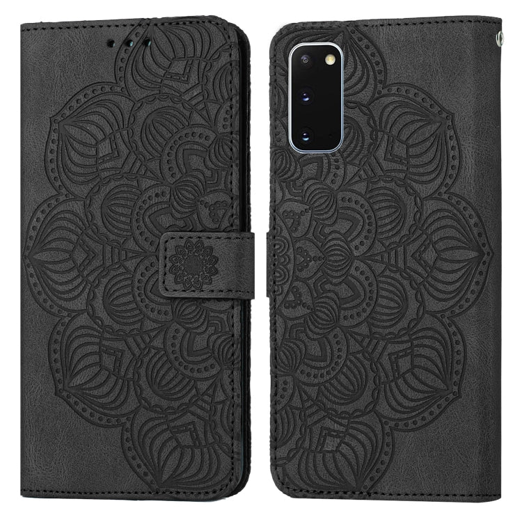 Custodia per cellulare in pelle flip goffrata con mandala, For Samsung Galaxy A73, For Samsung Galaxy S20, For Samsung Galaxy S20 FE, For Samsung Galaxy S20+
