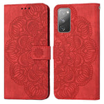 Custodia per cellulare in pelle flip goffrata con mandala, For Samsung Galaxy A73, For Samsung Galaxy S20, For Samsung Galaxy S20 FE, For Samsung Galaxy S20+