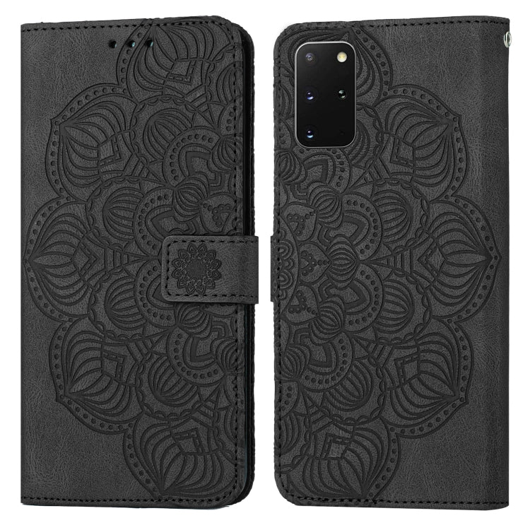 Custodia per cellulare in pelle flip goffrata con mandala, For Samsung Galaxy A73, For Samsung Galaxy S20, For Samsung Galaxy S20 FE, For Samsung Galaxy S20+