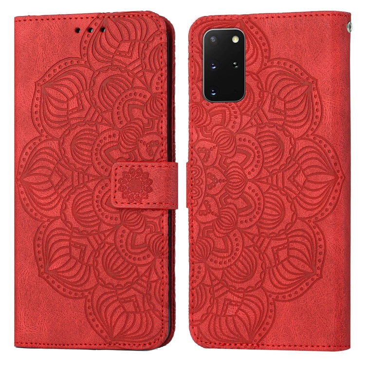Custodia per cellulare in pelle flip goffrata con mandala, For Samsung Galaxy A73, For Samsung Galaxy S20, For Samsung Galaxy S20 FE, For Samsung Galaxy S20+