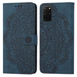 Custodia per cellulare in pelle flip goffrata con mandala, For Samsung Galaxy A73, For Samsung Galaxy S20, For Samsung Galaxy S20 FE, For Samsung Galaxy S20+