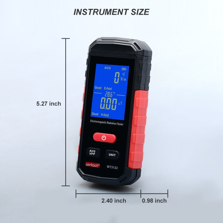 Wintact WT3122 Tester radiazioni elettromagnetiche domestiche