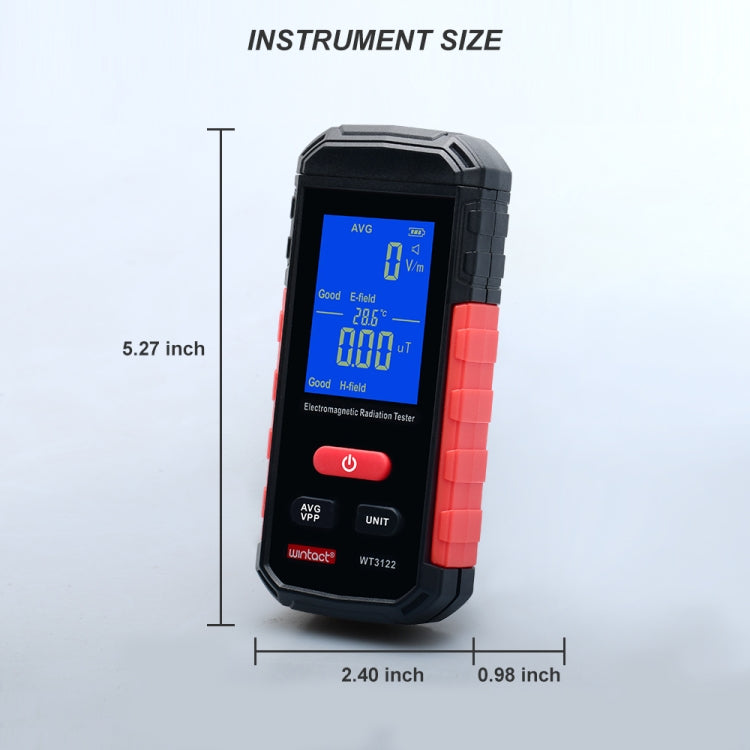 Wintact WT3122 Tester per radiazioni elettromagnetiche domestiche, WT3122