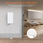 NEO NAS-WS05B Sensore acqua Zigbee e sensore di allagamento, WS05B Flood Sensor