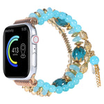 Cinturino con nappa a catena per Apple Watch Series, 7 41mm / 6&SE&5&4 40mm / 3&2&1 38mm, 7 45mm / 6&SE&5&4 44mm / 3&2&1 42mm