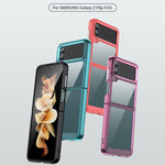 Custodia per telefono in acrilico + TPU serie colorata, For Samsung Galaxy Z Flip4 5G, For Samsung Galaxy Z Fold4 5G