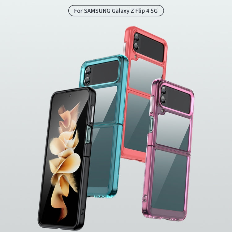 Custodia per telefono in acrilico + TPU serie colorata, For Samsung Galaxy Z Flip4 5G, For Samsung Galaxy Z Fold4 5G