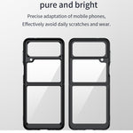 Custodia per telefono in acrilico + TPU serie colorata, For Samsung Galaxy Z Flip4 5G, For Samsung Galaxy Z Fold4 5G