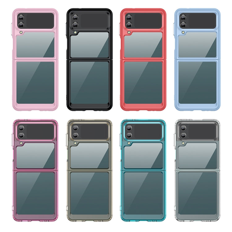 Custodia per telefono in acrilico + TPU serie colorata, For Samsung Galaxy Z Flip4 5G, For Samsung Galaxy Z Fold4 5G