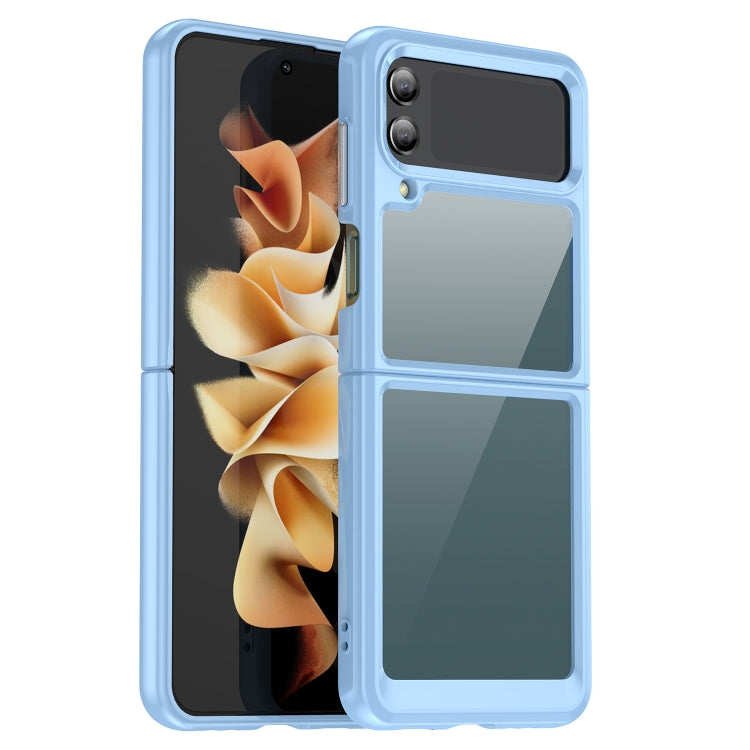 Custodia per telefono in acrilico + TPU serie colorata, For Samsung Galaxy Z Flip4 5G, For Samsung Galaxy Z Fold4 5G