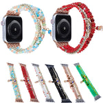 Cinturino per orologio con catena Eye Bead per Apple Watch Series, 7 41mm / 6&SE&5&4 40mm / 3&2&1 38mm, 7 45mm / 6&SE&5&4 44mm / 3&2&1 42mm