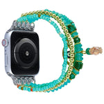 Cinturino per orologio con catena Eye Bead per Apple Watch Series, 7 41mm / 6&SE&5&4 40mm / 3&2&1 38mm, 7 45mm / 6&SE&5&4 44mm / 3&2&1 42mm