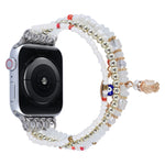 Cinturino per orologio con catena Eye Bead per Apple Watch Series, 7 41mm / 6&SE&5&4 40mm / 3&2&1 38mm, 7 45mm / 6&SE&5&4 44mm / 3&2&1 42mm