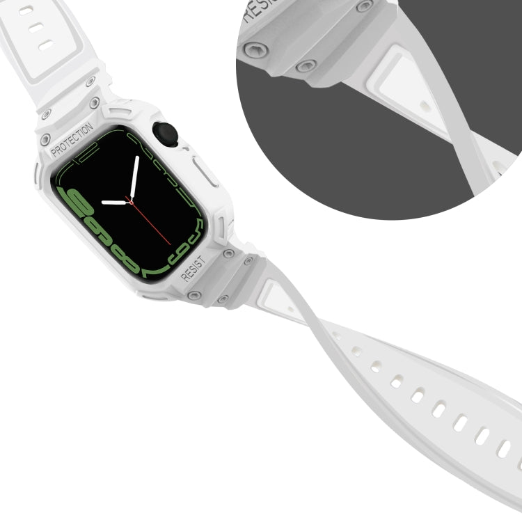 Cinturino in TPU integrato per la serie Apple Watch, 7 41mm / 6&SE&5&4 40mm / 3&2&1 38mm, 7 45mm / 6&SE&5&4 44mm / 3&2&1 42mm