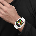 Cinturino in TPU integrato per la serie Apple Watch, 7 41mm / 6&SE&5&4 40mm / 3&2&1 38mm, 7 45mm / 6&SE&5&4 44mm / 3&2&1 42mm