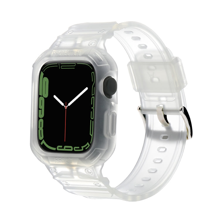 Cinturino in TPU integrato per la serie Apple Watch, 7 41mm / 6&SE&5&4 40mm / 3&2&1 38mm, 7 45mm / 6&SE&5&4 44mm / 3&2&1 42mm