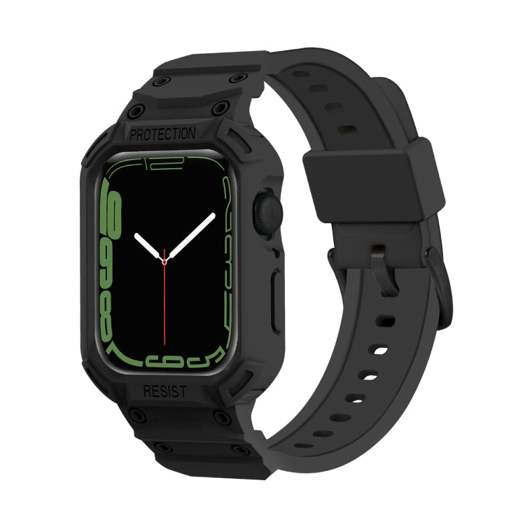 Cinturino in TPU integrato per la serie Apple Watch, 7 41mm / 6&SE&5&4 40mm / 3&2&1 38mm, 7 45mm / 6&SE&5&4 44mm / 3&2&1 42mm