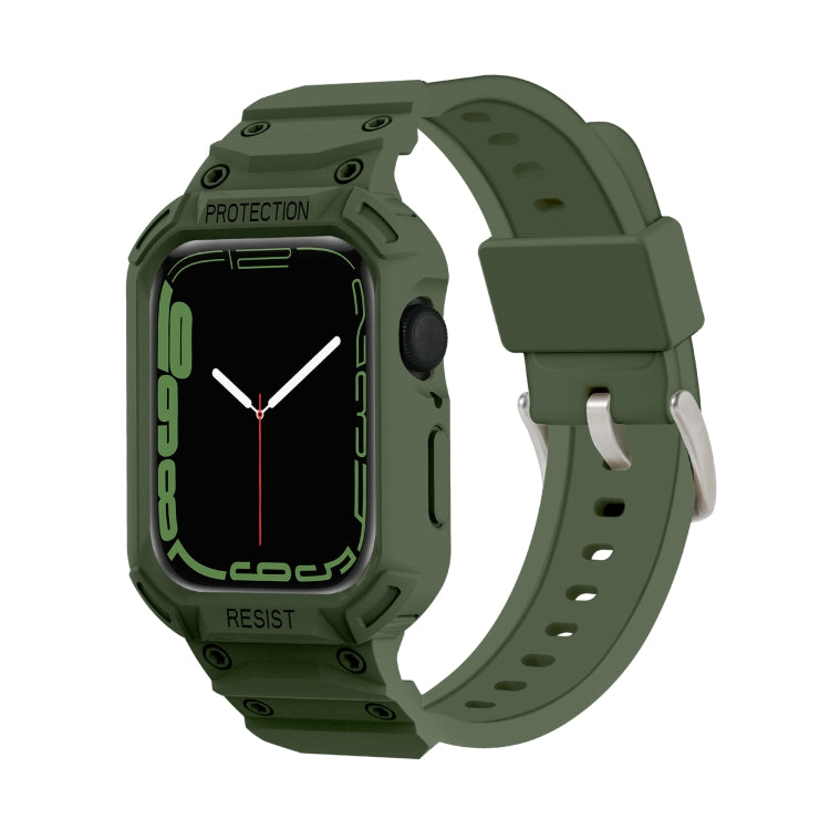 Cinturino in TPU integrato per la serie Apple Watch, 7 41mm / 6&SE&5&4 40mm / 3&2&1 38mm, 7 45mm / 6&SE&5&4 44mm / 3&2&1 42mm