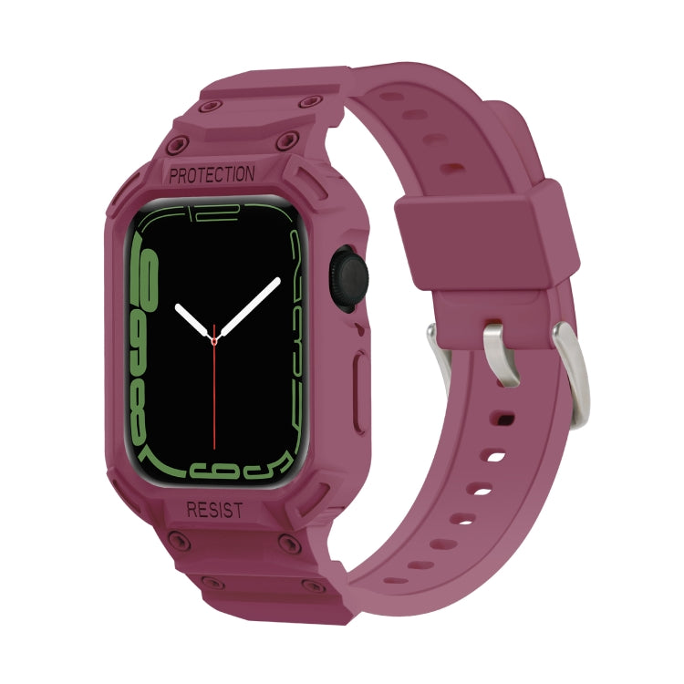 Cinturino in TPU integrato per la serie Apple Watch, 7 41mm / 6&SE&5&4 40mm / 3&2&1 38mm, 7 45mm / 6&SE&5&4 44mm / 3&2&1 42mm