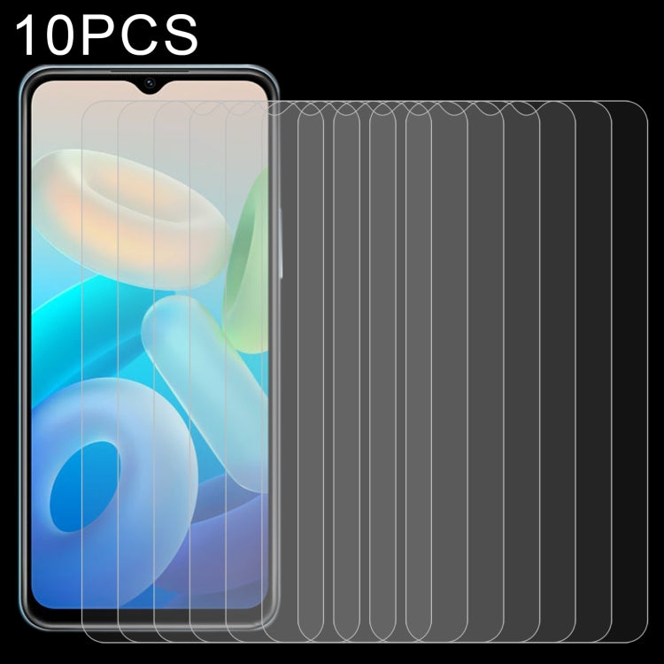 10 pellicole in vetro temperato da 0,26 mm 9H 2,5D, For Motorola Moto G42(10 PCS), For Motorola Moto G62 5G / Moto G32 / Moto G62 India(10 PCS), For vivo Y72T / iQOO Z5x / iQOO Z6x / Y73t(10 PCS)