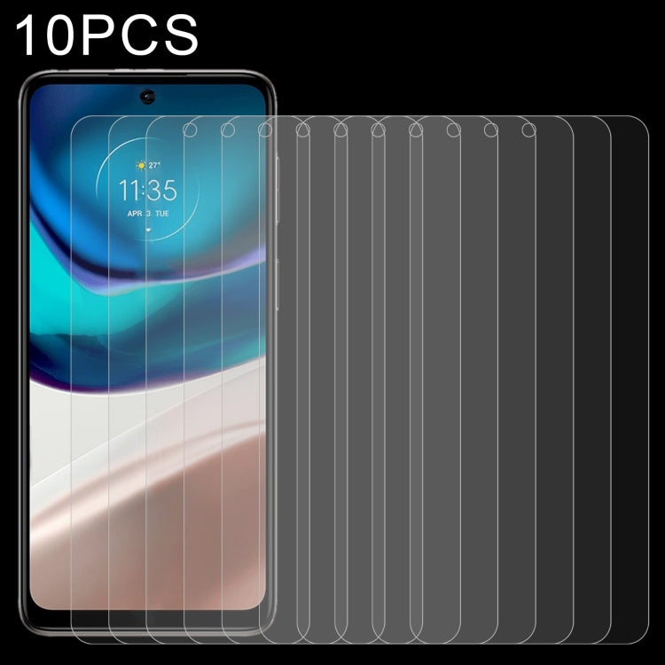 10 pellicole in vetro temperato da 0,26 mm 9H 2,5D, For Motorola Moto G42(10 PCS), For Motorola Moto G62 5G / Moto G32 / Moto G62 India(10 PCS), For vivo Y72T / iQOO Z5x / iQOO Z6x / Y73t(10 PCS)