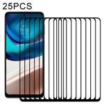 Pellicola in vetro temperato con protezione per schermo a copertura completa da 25 pezzi, For Motorola Moto G42 (25 PCS), For Motorola Moto G62 5G / Moto G32 / Moto G62 India (25 PCS)