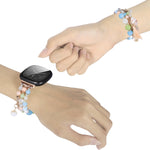 Cinturino per orologio a catena con perline rotonde, For Fitbit Charge 5, For Fitbit Versa 3 / Sense
