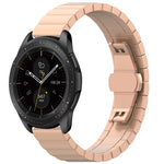 Cinturino in acciaio inossidabile con fibbia a farfalla da 46 mm, For Galaxy Watch