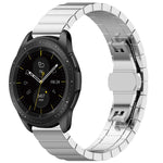 Cinturino in acciaio inossidabile con fibbia a farfalla da 46 mm, For Galaxy Watch