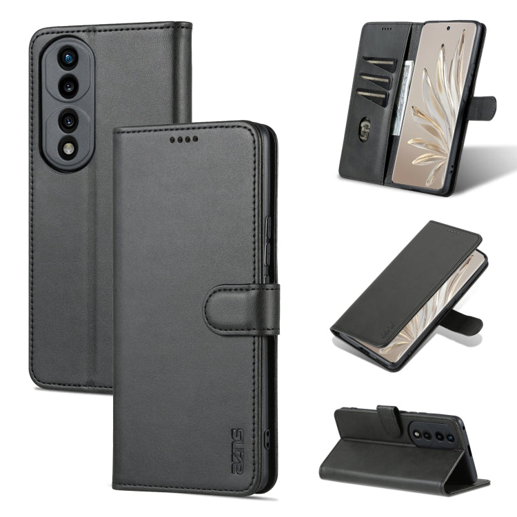 AZNS Skin Feel Calf Texture Flip Custodia in pelle per telefono, For Honor 70, For Honor 70 Pro