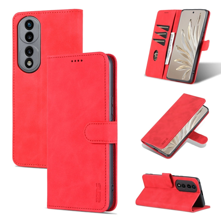 AZNS Skin Feel Calf Texture Flip Custodia in pelle per telefono, For Honor 70, For Honor 70 Pro