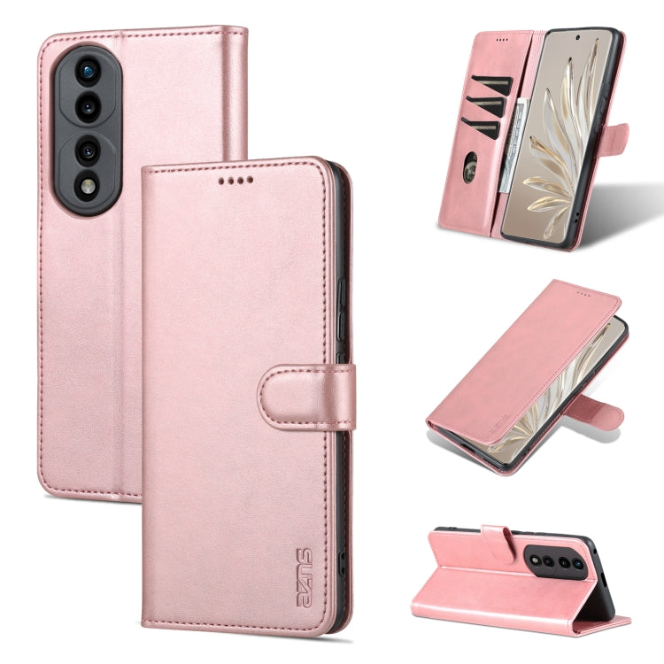 AZNS Skin Feel Calf Texture Flip Custodia in pelle per telefono, For Honor 70, For Honor 70 Pro