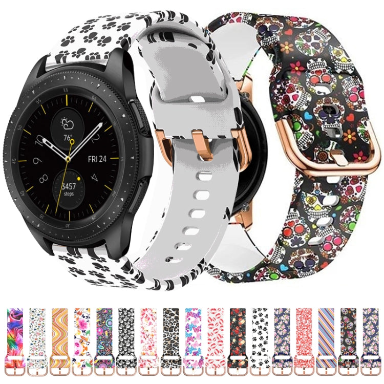 Cinturino in silicone stampato da 46 mm, For Galaxy Watch