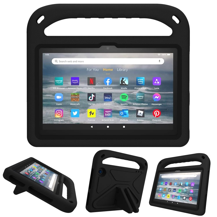 Maniglia Custodia per tablet antiurto in EVA con supporto a triangolo, For Amazon Fire 7 2022