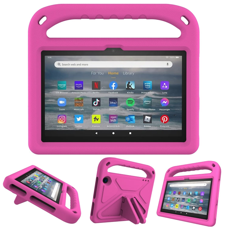 Maniglia Custodia per tablet antiurto in EVA con supporto a triangolo, For Amazon Fire 7 2022